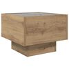 vidaXL Coffee Table Artisan oak 40 x 40 x 30 cm Engineered wood