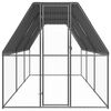 vidaXL Outdoor Chicken Cage 2x6x2 m Galvanised Steel