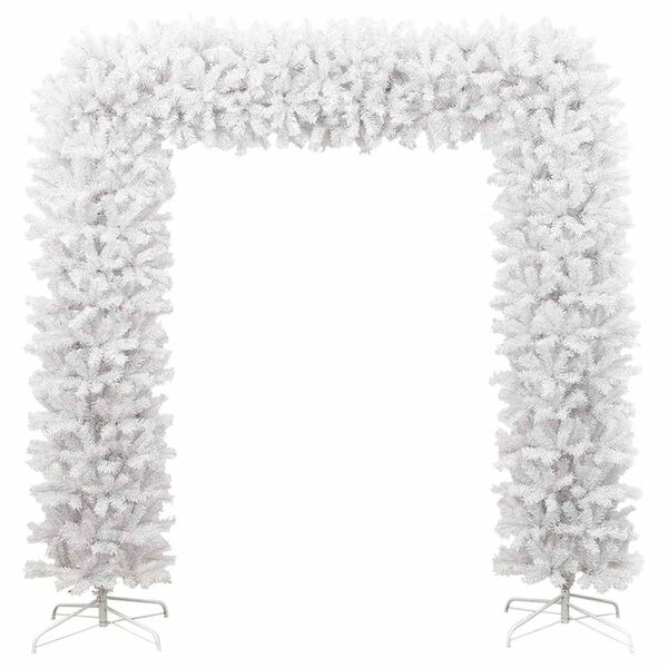 vidaXL Christmas Tree Arch White 240 cm