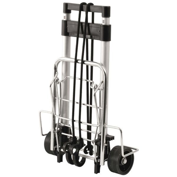 Outwell Folding Hand Truck Balos Telescopic Transporter Silver 650304