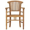 vidaXL 3 Piece Garden Dining Set Solid Teak Wood