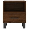 vidaXL Bedside Cabinets 2 pcs Brown Oak 40x35x47.5 cm Engineered Wood