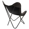 Lesli Living Butterfly Chair Buffalo 75x75x87 cm Black