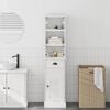vidaXL Bathroom Furniture Set VIGO 2 pcs White and Antique White