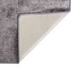 vidaXL Rug Washable Grey 150x230 cm Anti Slip