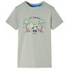 vidaXL Kids' T-shirt Light Khaki 140