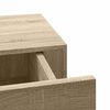 vidaXL Wall-mounted Drawer Shelves 2 pcs Oak 40x23.5x10cm MDF