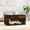 vidaXL Coffee Table Smoked Oak 80x50x40 cm Engineered Wood