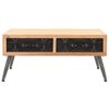 vidaXL Coffee Table Solid Fir Wood 115x55x50 cm
