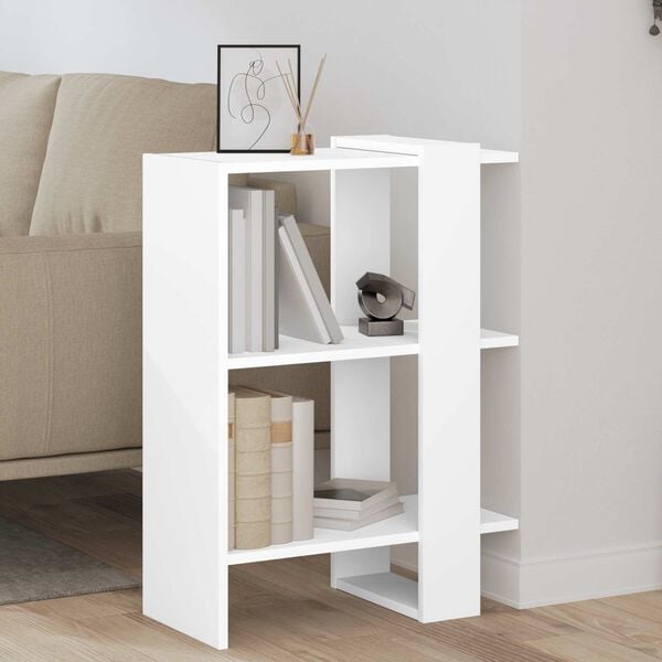 vidaXL Bookshelf White 52 x 25 x 71.5 cm Engineered Wood