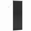 vidaXL Venetian Blinds Height Adjustable Black 220 x 70 cm Aluminium