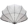 vidaXL Pool Dome Folding Manual Transparent 546 x 516 x 250 cm PVC