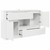 vidaXL Sideboard High Gloss White 100 x 30 x 65.6 Engineered Wood