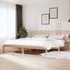vidaXL Bed Frame without Mattress Super King Solid Wood