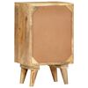 vidaXL Bedside Cabinet 36x30x60 cm Solid Mango Wood