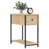 vidaXL Bedside Cabinet Sonoma Oak 30x60x60 cm Engineered Wood