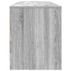 vidaXL TV Cabinet Grey Sonoma 188.5x41x50 cm Engineered Wood