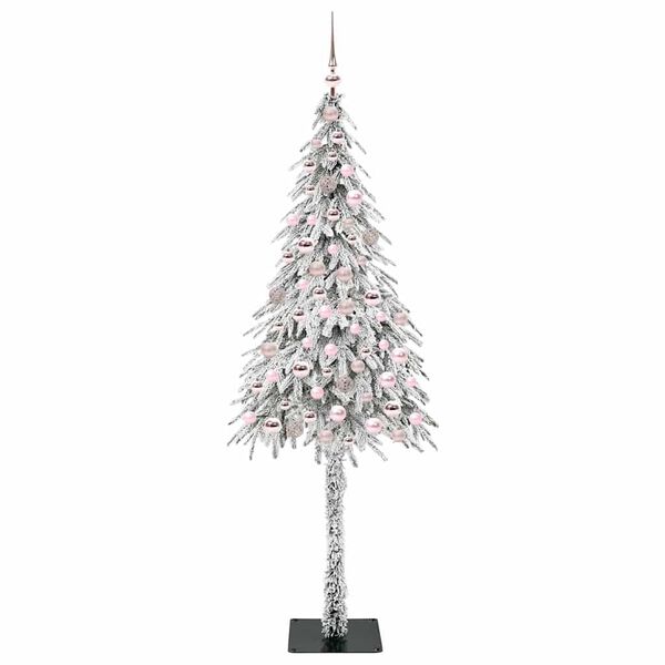 vidaXL Christmas Tree with 300 LEDs White 210 cm PE and Steel