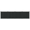 vidaXL Fence Panel 4 pcs 705 x 186.5 cm WPC and Aluminium Black
