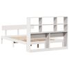 vidaXL Bookcase Bed without Mattress White 140x200 cm Solid Wood Pine