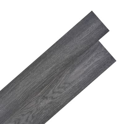 vidaXL Self-adhesive PVC Flooring Planks 5.21 m² 2 mm Black and White