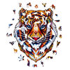 UNIDRAGON 273 Piece Wooden Jigsaw Puzzle Lovely Tiger King Size 30x38 cm