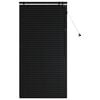 vidaXL Venetian Blind Black 75 x 160 cm 35 mm Solid Paulownia Wood