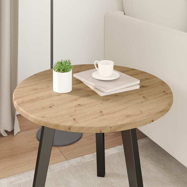 vidaXL Table Top Artisan oak 50 x 50 x 1.5 cm Engineered Wood