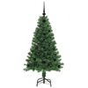 vidaXL Artificial Christmas Tree with 150 LEDs with Stand Green 120 cm