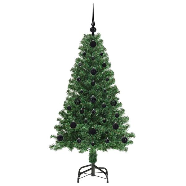 vidaXL Artificial Christmas Tree with 150 LEDs with Stand Green 120 cm