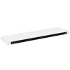 vidaXL Floating Wall Shelf High Gloss White 90x23.5x3.8 cm MDF