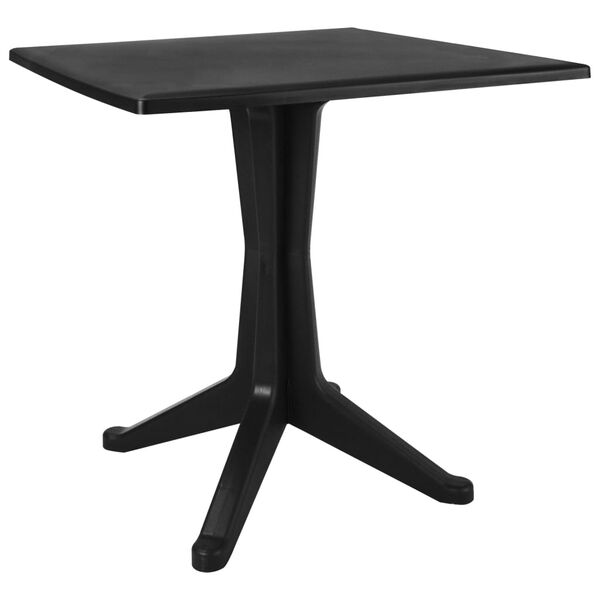 vidaXL Garden Table Anthracite 70x70x71.7 cm Plastic