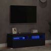 vidaXL TV Cabinets with LED Lights 2 pcs Grey 60x35x40 cm
