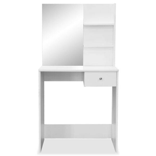 vidaXL Dressing Table Engineered Wood 75x40x141 cm White