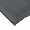 vidaXL Pallet Cushion Set 2 pcs Anthracite Oxford fabric