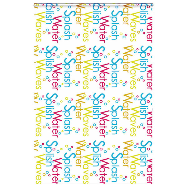 vidaXL Shower Roller Blind with Cassette 160x240 cm Fabric Width 156 cm