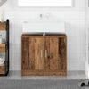 vidaXL Bathroom Cabinet Old Wood 63 x 29 x 55 cm Engineered wood