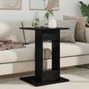 vidaXL Side Table Black Oak 45 x 40 x 62.5 cm Engineered Wood