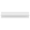 vidaXL Wall Shelf 2 pcs White 80x11.5x18 cm Engineered Wood