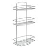 Metaltex 3-tier Douche Rack Onda Silver