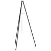 vidaXL Campfire Tripod Black 92 x 92 x 191.5 cm Steel