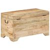 vidaXL Storage Chest Solid Rough Mango Wood