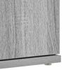 vidaXL Shoe Cabinet Grey Sonoma 80 x 39 x 178 cm Engineered Wood