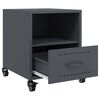 vidaXL Bedside Cabinets 2 pcs Anthracite 36x39x43.5 cm Steel