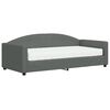 vidaXL Daybed with Mattress Blue Dark Grey 90x190 cm Fabric