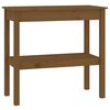 vidaXL Console Table Honey Brown 80x40x75 cm Solid Wood Pine