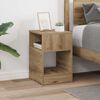 vidaXL End Table Artisan Oak 30.5 x 30 x 45 cm Engineered Wood