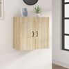 vidaXL Wall Cabinet Sonoma Oak 60x31x60 cm Engineered Wood