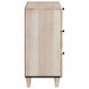 vidaXL Bedside Cabinet Beige 50 x 33 x 62 cm Solid Acacia wood