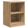 vidaXL Garage Storage Cabinet Artisan Oak 60x51x85 cm Solid Wood Pine